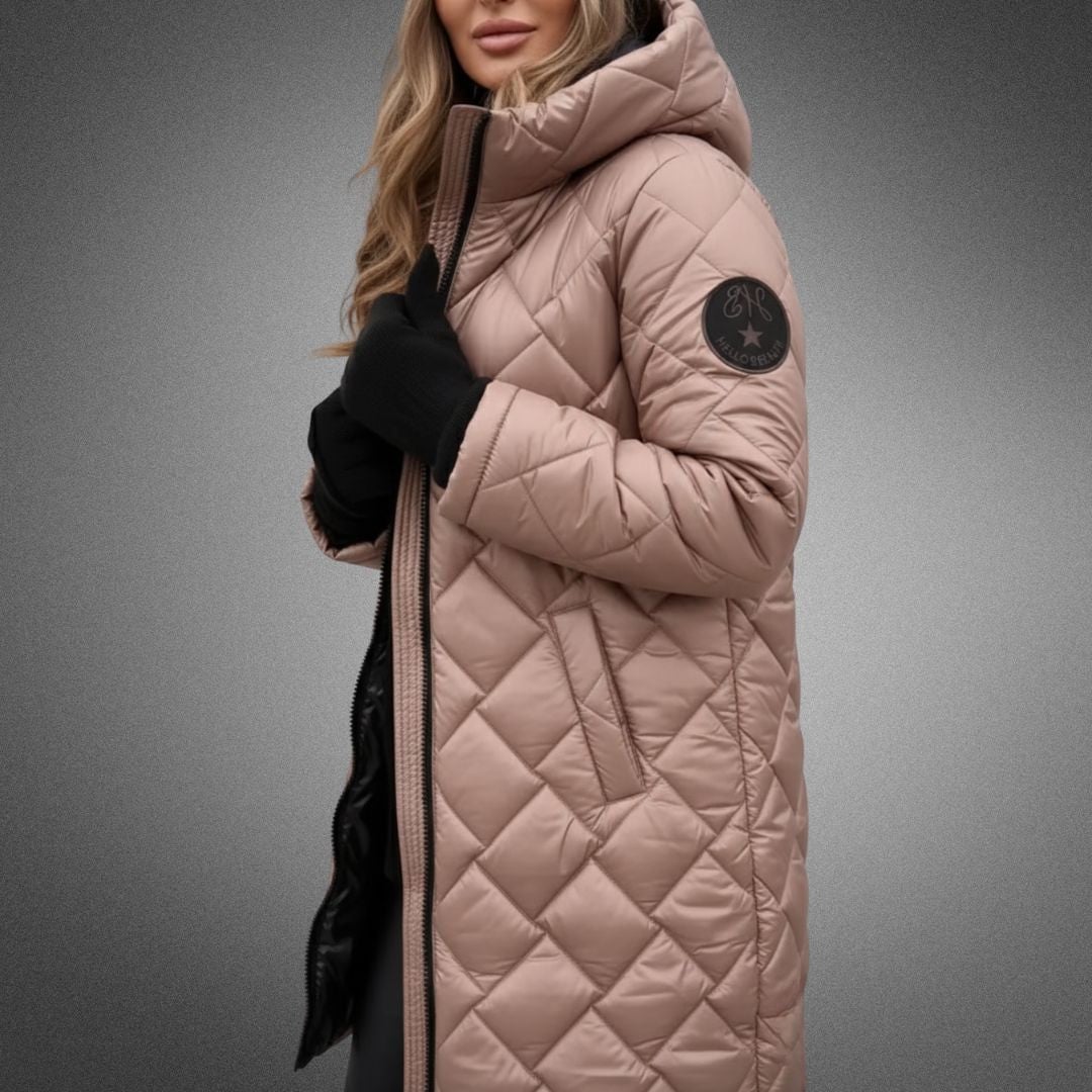 Acilia Giacca Donna con Cappuccio con Zip e Trapuntatura, foto 1