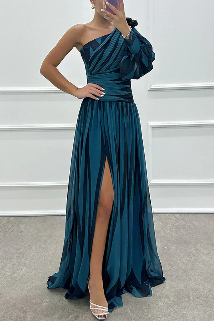 Ampelia Abito Donna in Lunghezza Maxi con Righe, foto 4
