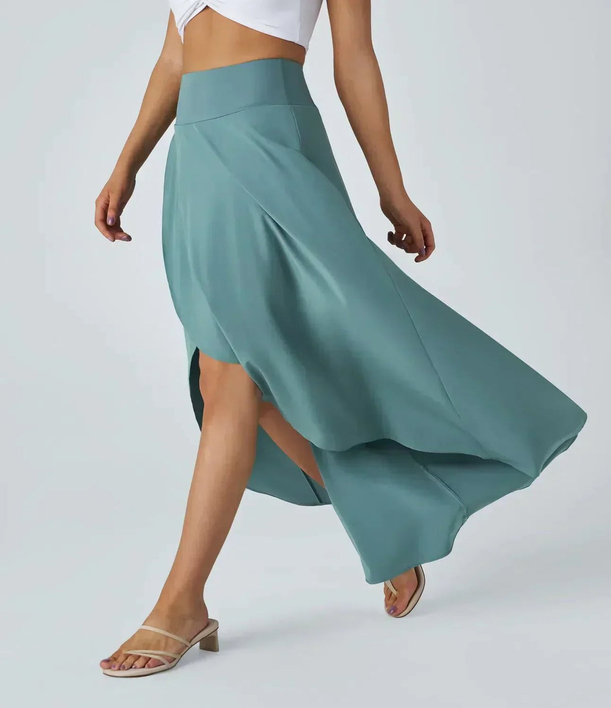 Asteria Gonna Donna a Vita Alta in Lunghezza Maxi, foto 1