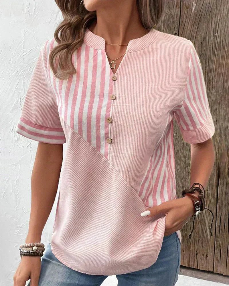 Atena Blusa Donna a Zampa con Righe, foto 1