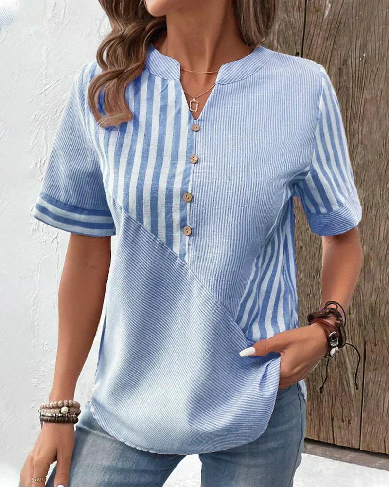 Atena Blusa Donna a Zampa con Righe, foto 3