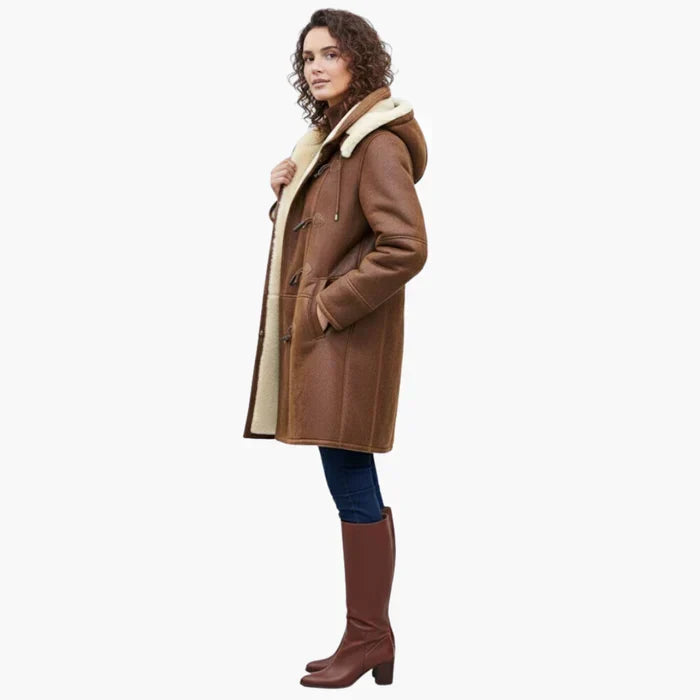 Federica Cappotto Donna con Revers con Bottoni e Tasche, foto 4