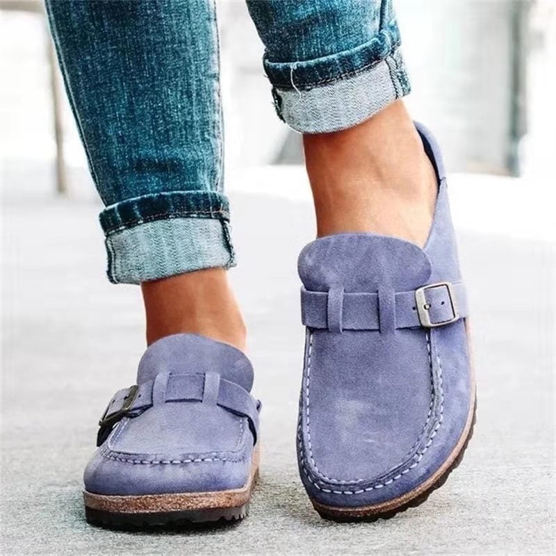 Gardenia Scarpe Donna con Fibbia e Suola Piatta in Ruggine, foto 5