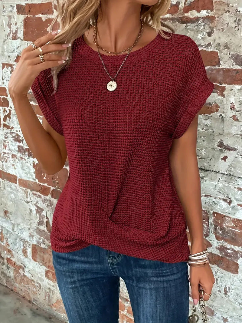 Gelsomina Camicia Donna dalla Vestibilità Morbida con Girocollo, foto 2
