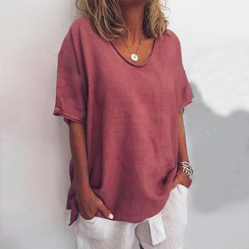 Gemmina Top Donna in Poliestere dalla Vestibilità Morbida, foto 4