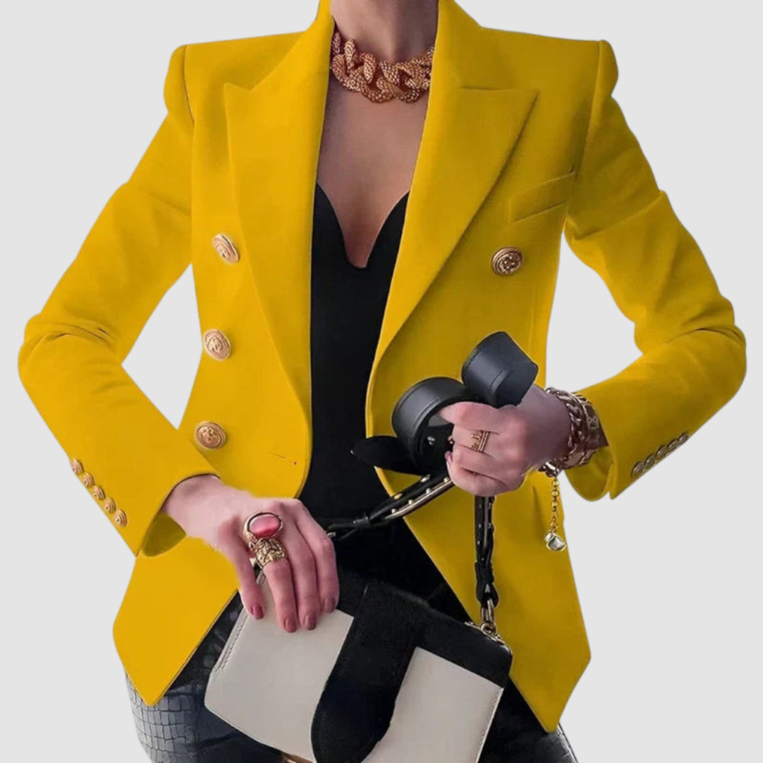 Isa Blazer Donna con Revers con Bottoni, foto 4