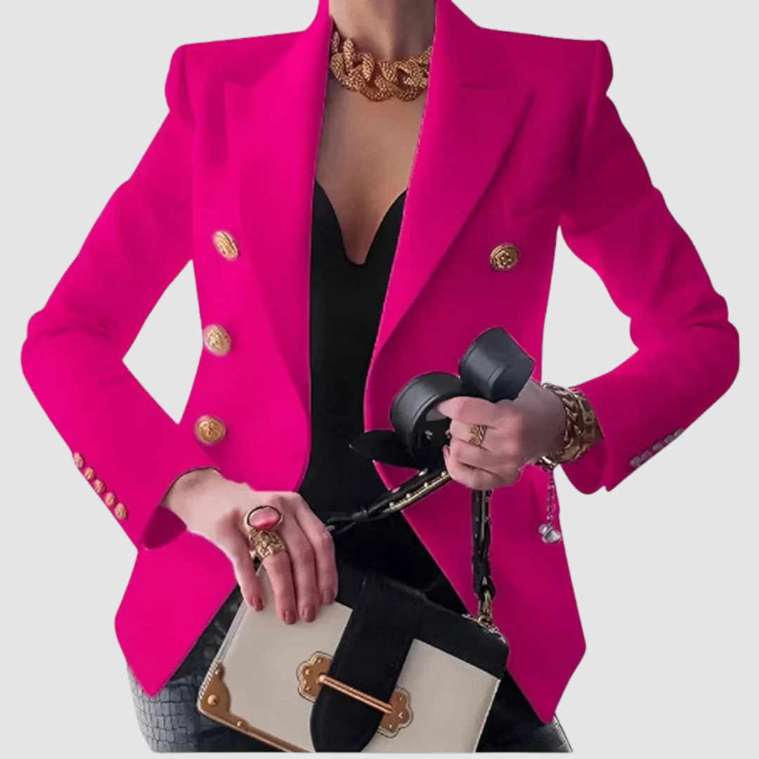 Isa Blazer Donna con Revers con Bottoni, foto 6