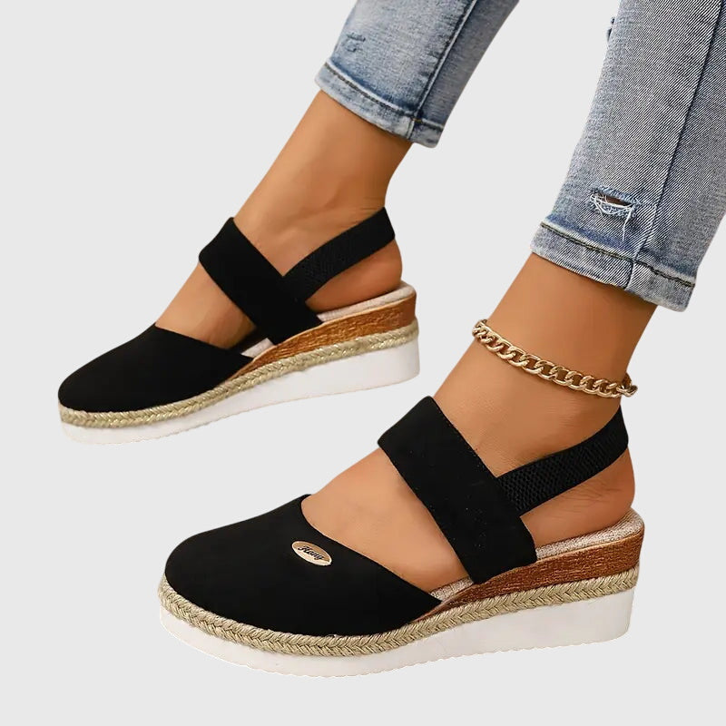 Onesta Sandali Donna con Elastico e Suola Spessa, foto 4