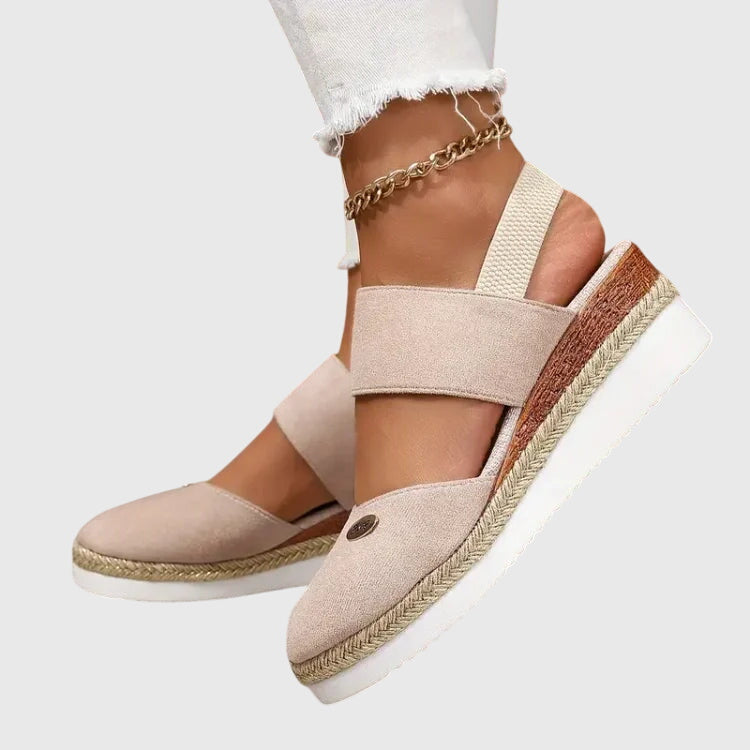 Onesta Sandali Donna con Elastico e Suola Spessa, foto 7