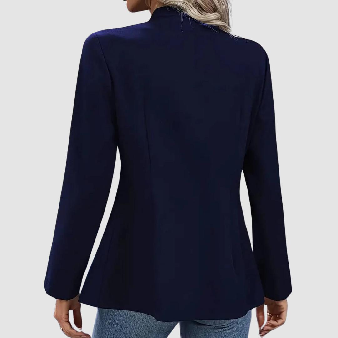 Perlina Blazer Donna in Cotone con Bottoni, foto 3
