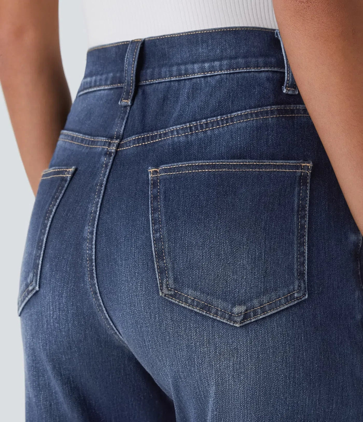 Rosalba Pantaloni Donna a Vita Alta con Elastico, foto 10