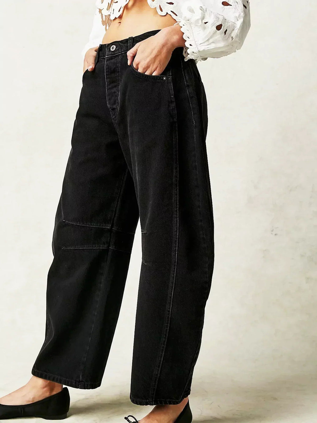 Rosmunda Jeans Donna in Denim a Zampa, foto 2