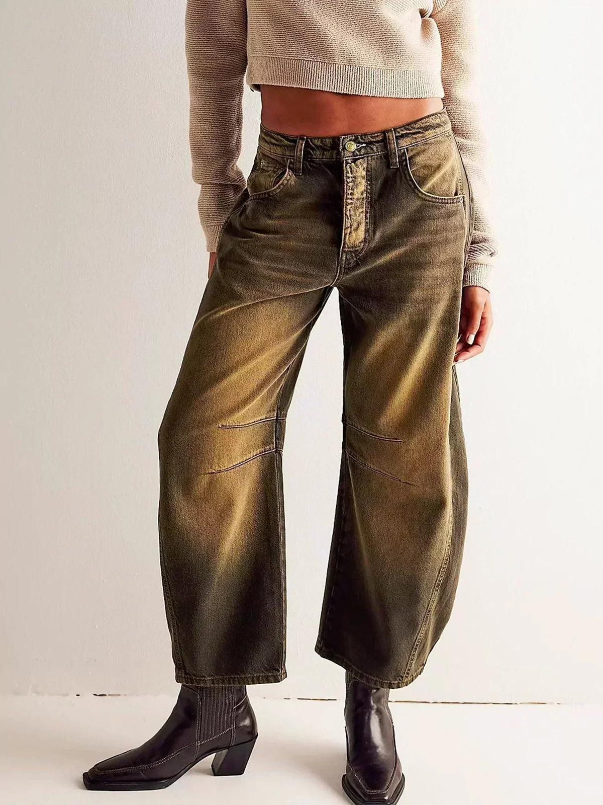Rosmunda Jeans Donna in Denim a Zampa, foto 5
