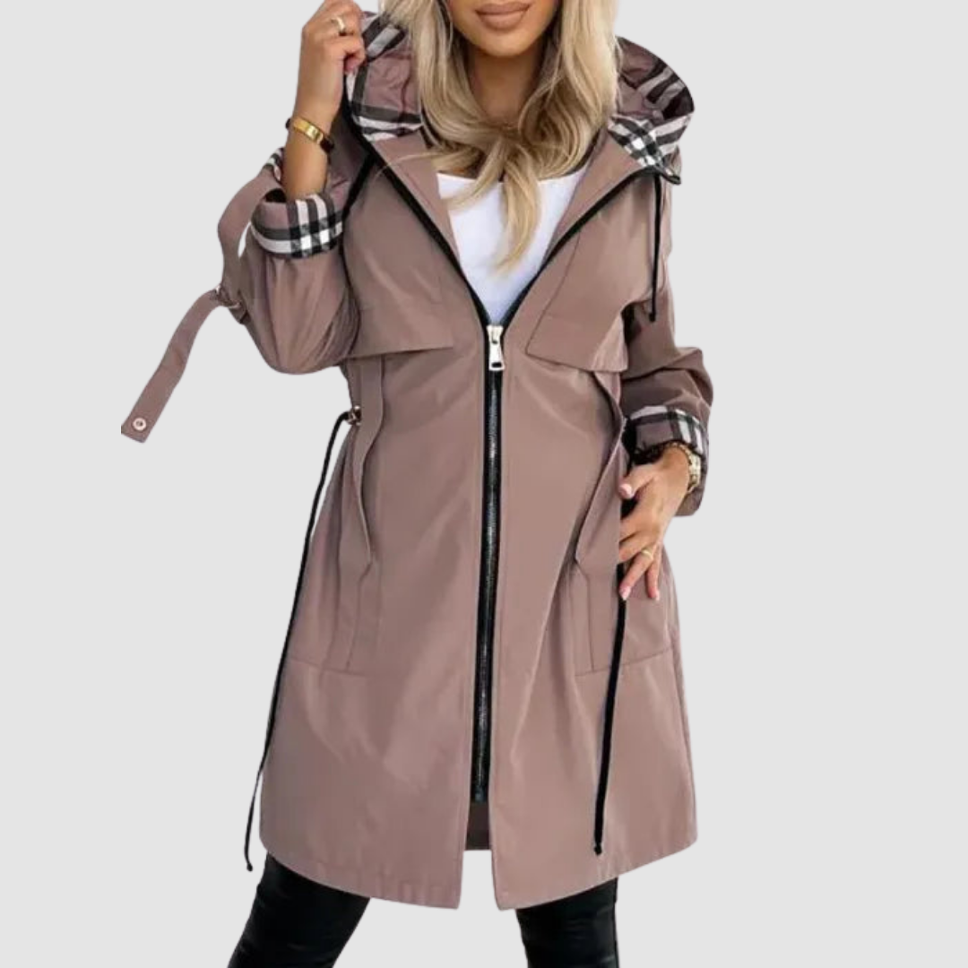 Sandrina Cappotto Donna con Cappuccio con Zip, foto 1