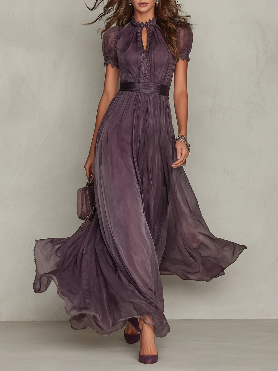 Vera Abito Donna in Chiffon in Lunghezza Maxi, foto 1