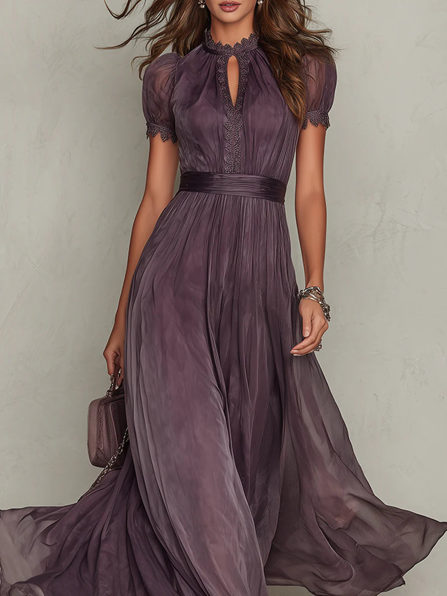 Vera Abito Donna in Chiffon in Lunghezza Maxi, foto 4