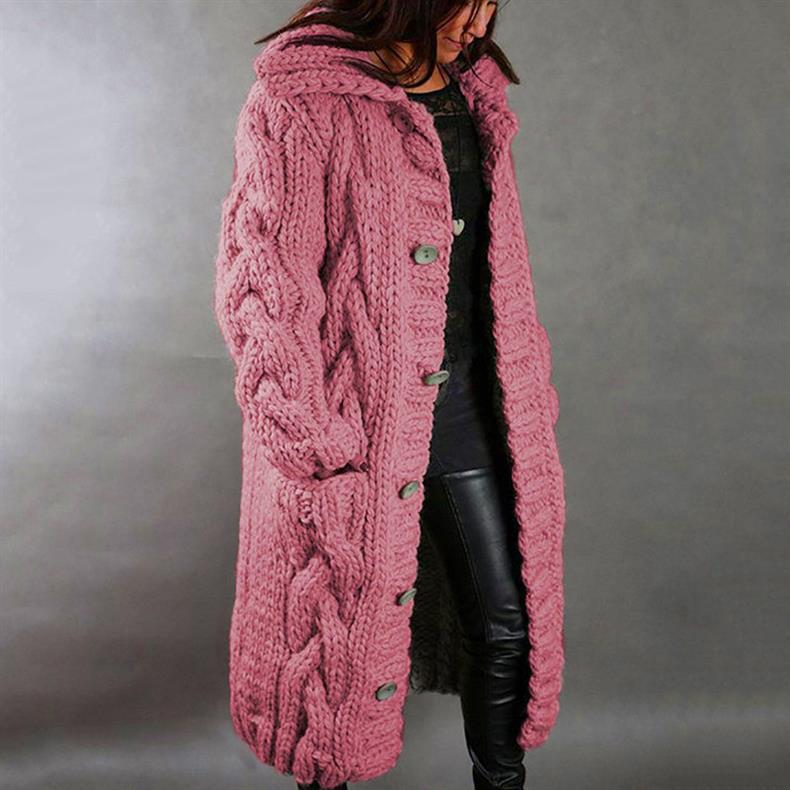 Zoe Maglione Donna in Maglia dal Taglio Oversize con Trecce, foto 2