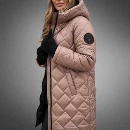 Acilia Giacca Donna con Cappuccio con Zip e Trapuntatura, foto 1