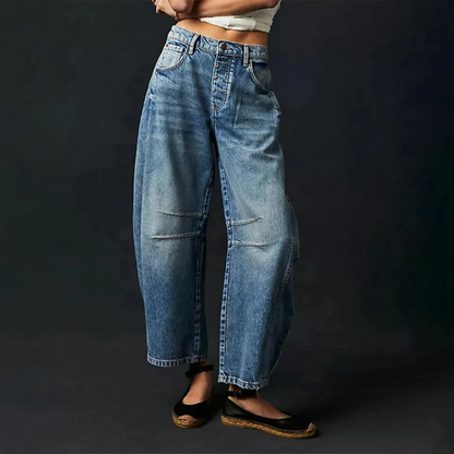 Altea Jeans Donna in Denim a Zampa in Azzurro, foto 2