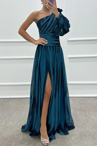 Ampelia Abito Donna in Lunghezza Maxi con Righe, foto 4