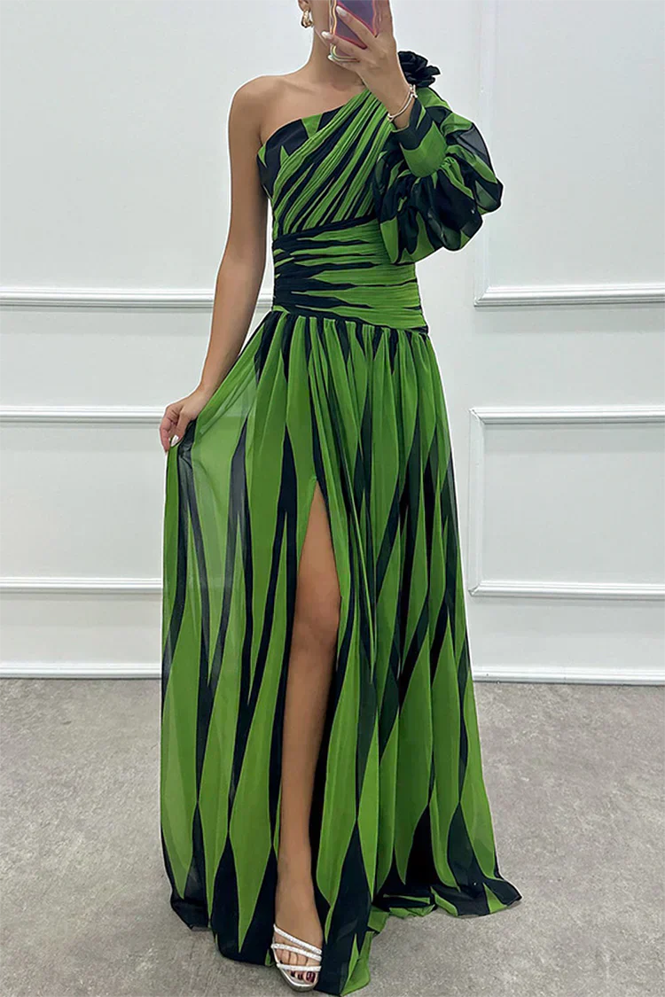 Ampelia Abito Donna in Lunghezza Maxi con Righe, foto 8