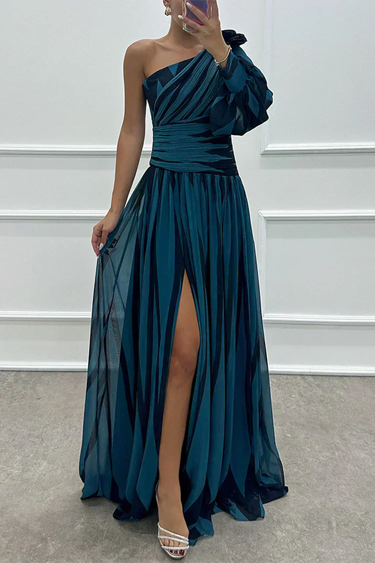 Ampelia Abito Donna in Lunghezza Maxi con Righe, foto 9
