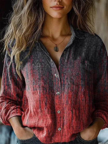 Argia Blusa Donna con Revers e Stampa Floreale, foto 6