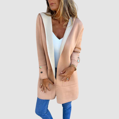 Artura Giacca Donna con Cappuccio e Color Block, foto 3