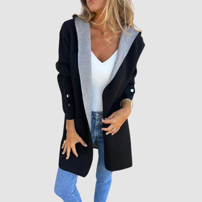 Artura Giacca Donna con Cappuccio e Color Block, foto 5