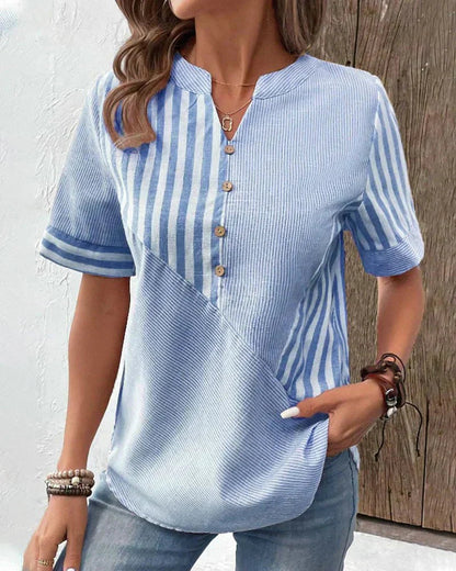 Atena Blusa Donna a Zampa con Righe, foto 3