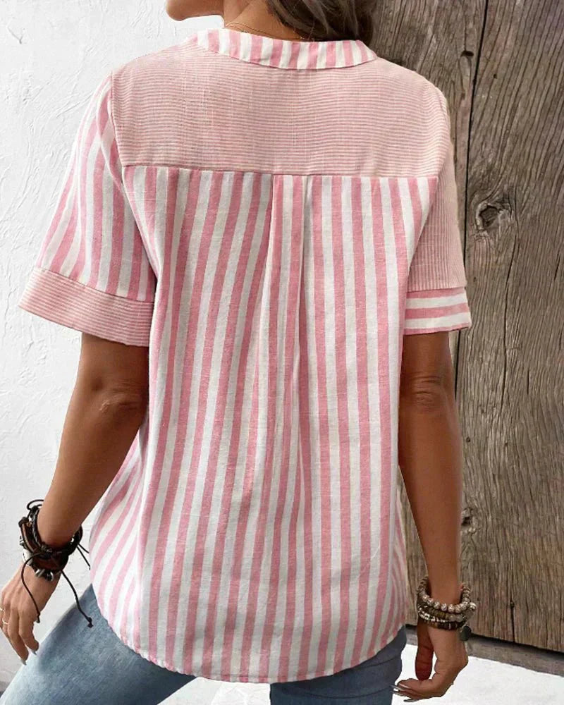 Atena Blusa Donna a Zampa con Righe, foto 4