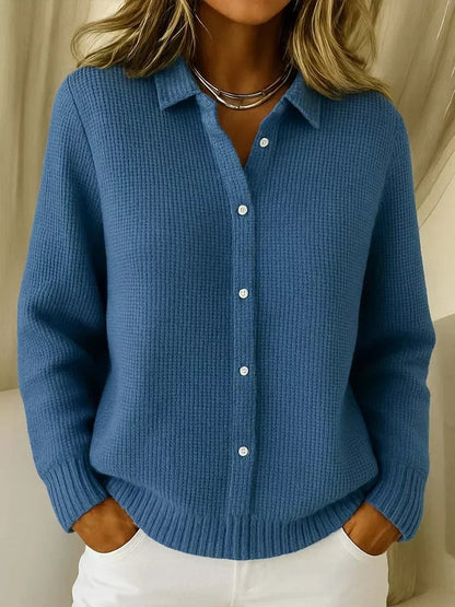 Camelia Cardigan Donna in Maglia con Bottoni in Rosa, foto 3
