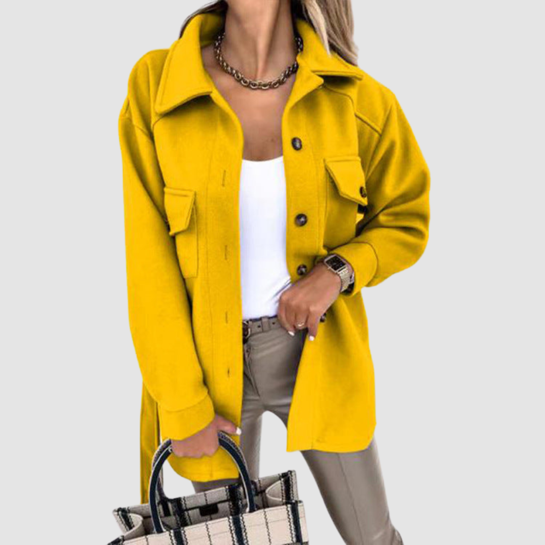Casimira Giacca Donna con Bottoni e Tasche, foto 6