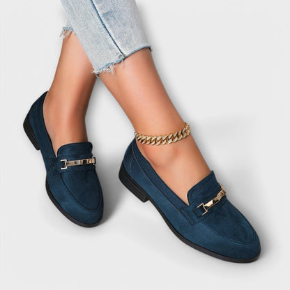 Cloe Mocassini Donna in Flanella con Suola Piatta, foto 10
