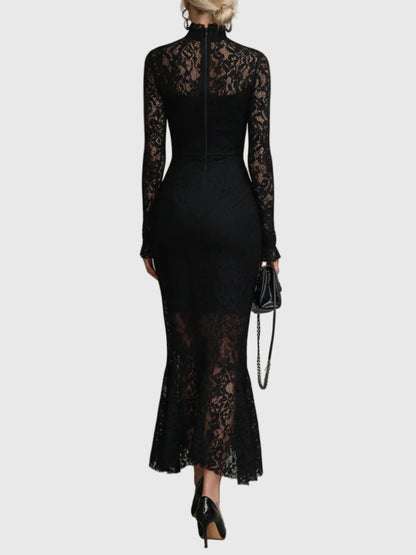 Corona Abito Donna in Lunghezza Maxi con Pizzo, foto 2