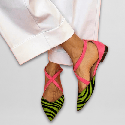 Donata Ballerine Donna con Stampa Animalier, foto 2