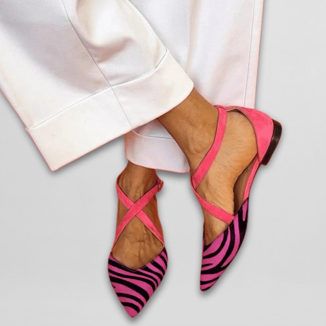 Donata Ballerine Donna con Stampa Animalier, foto 3