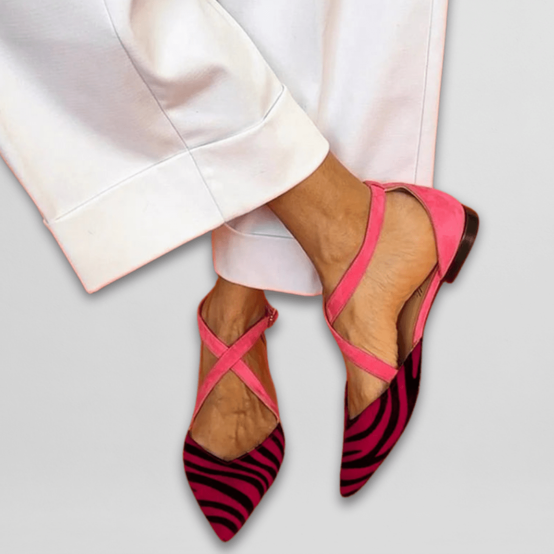 Donata Ballerine Donna con Stampa Animalier, foto 4