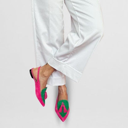 Donatella Ballerine Donna con Frange, foto 1