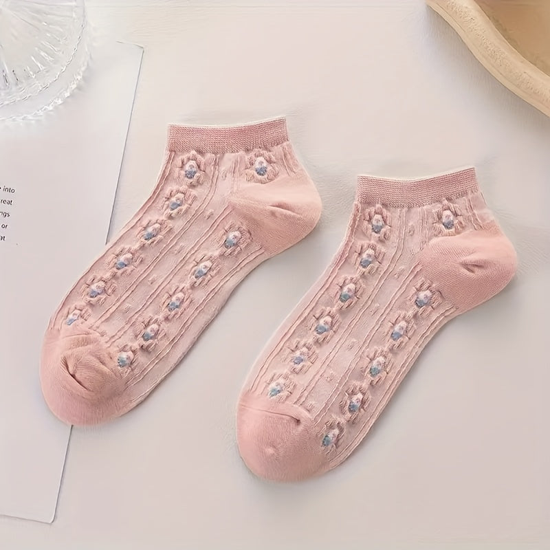 Egidia Calzini Donna con Stampa Floreale e Pizzo e in Confezione Multipla, foto 10