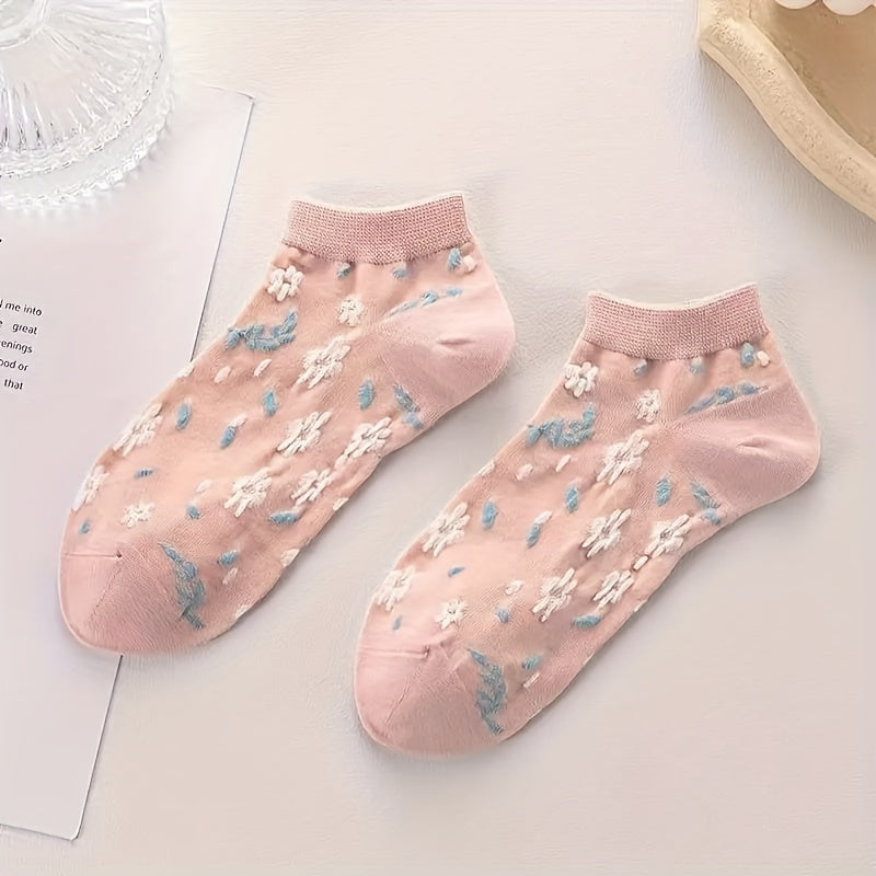 Egidia Calzini Donna con Stampa Floreale e Pizzo e in Confezione Multipla, foto 5