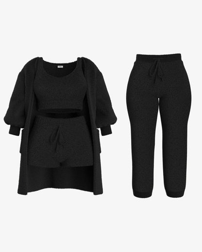 Elide Completo Donna in Maglia con Coulisse, foto 10