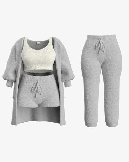 Elide Completo Donna in Maglia con Coulisse, foto 2