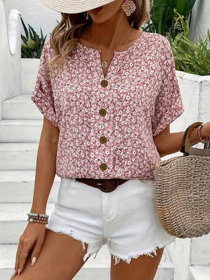 Elisabetta Blusa Donna con Stampa Floreale, foto 1