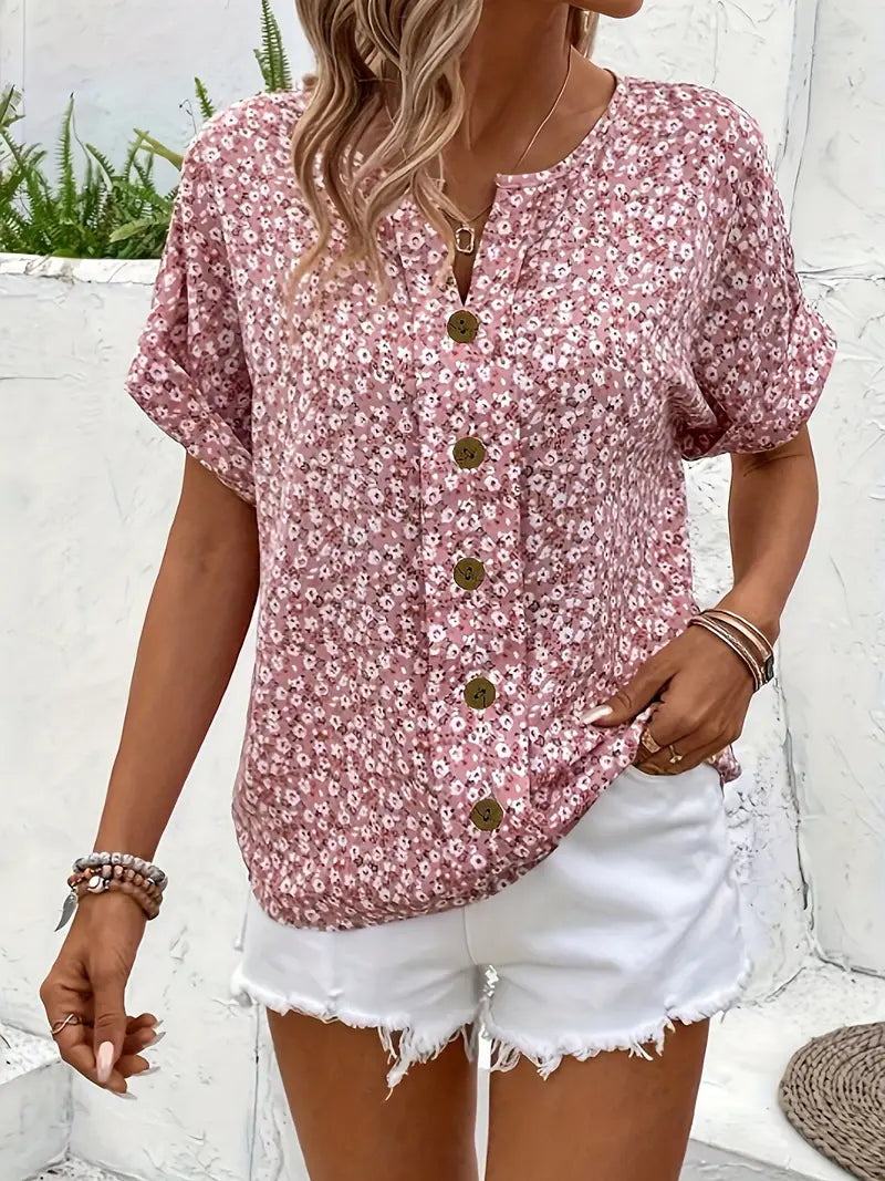 Elisabetta Blusa Donna con Stampa Floreale, foto 3
