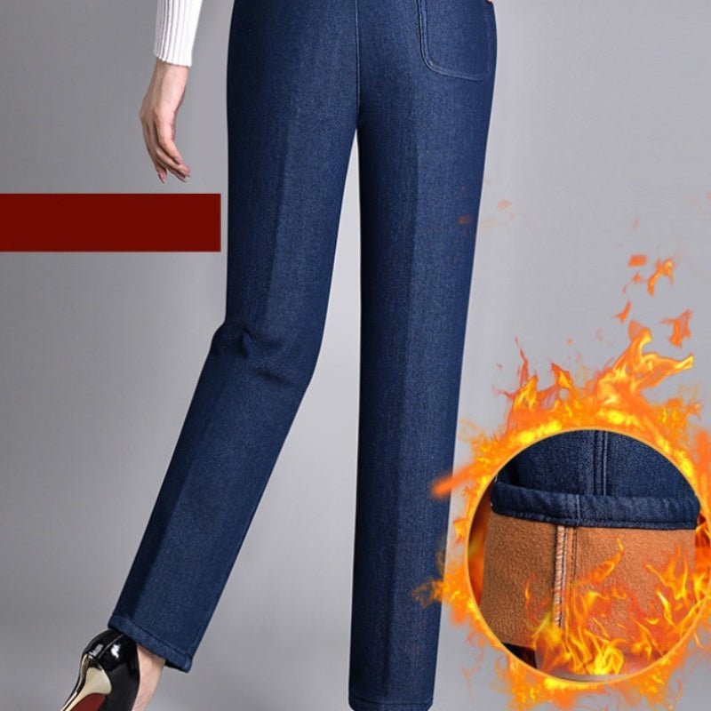Fabiola Jeans Donna in Denim con Elastico e Tasche, foto 9