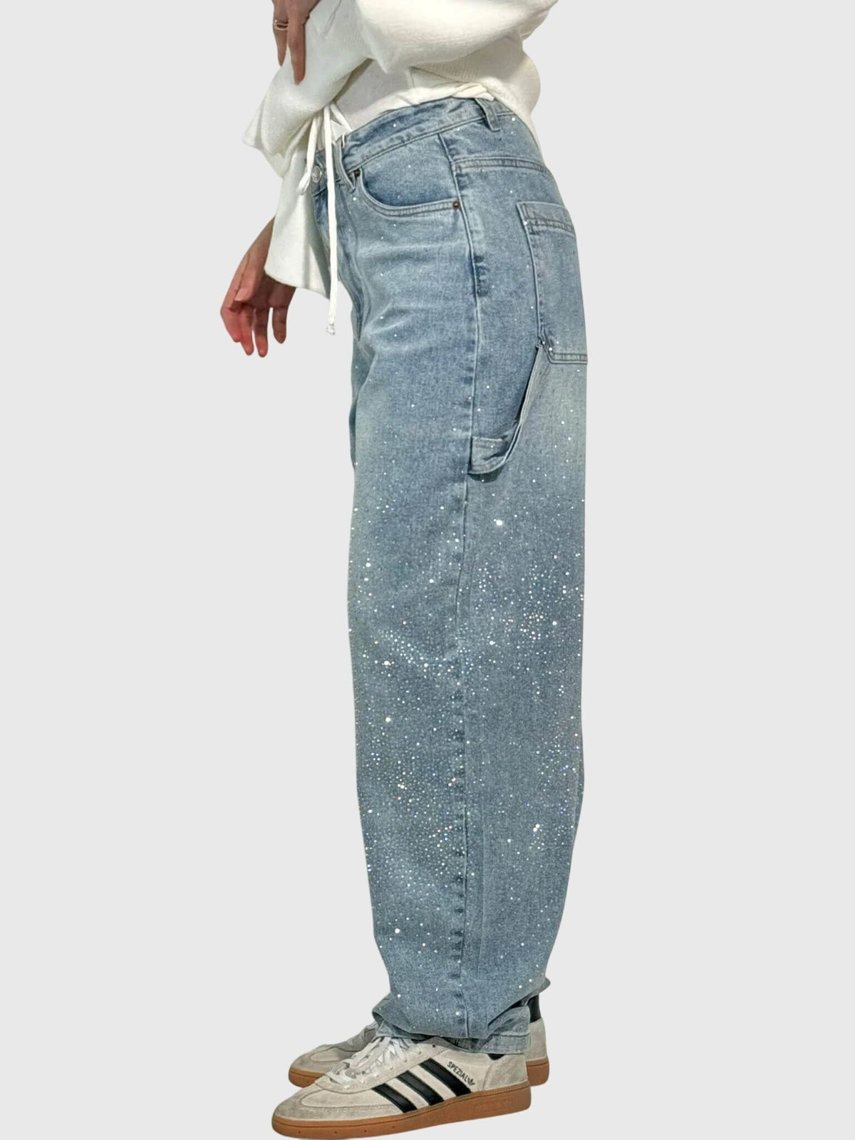 Faustina Pantaloni Donna a Zampa con Tasche, foto 10