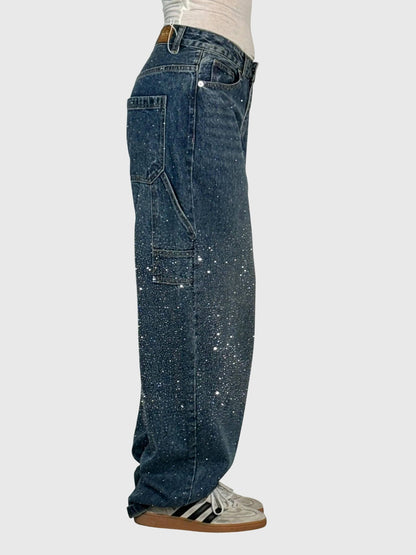 Faustina Pantaloni Donna a Zampa con Tasche, foto 5