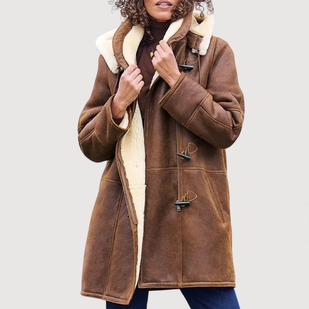 Federica Cappotto Donna con Revers con Bottoni e Tasche, foto 1