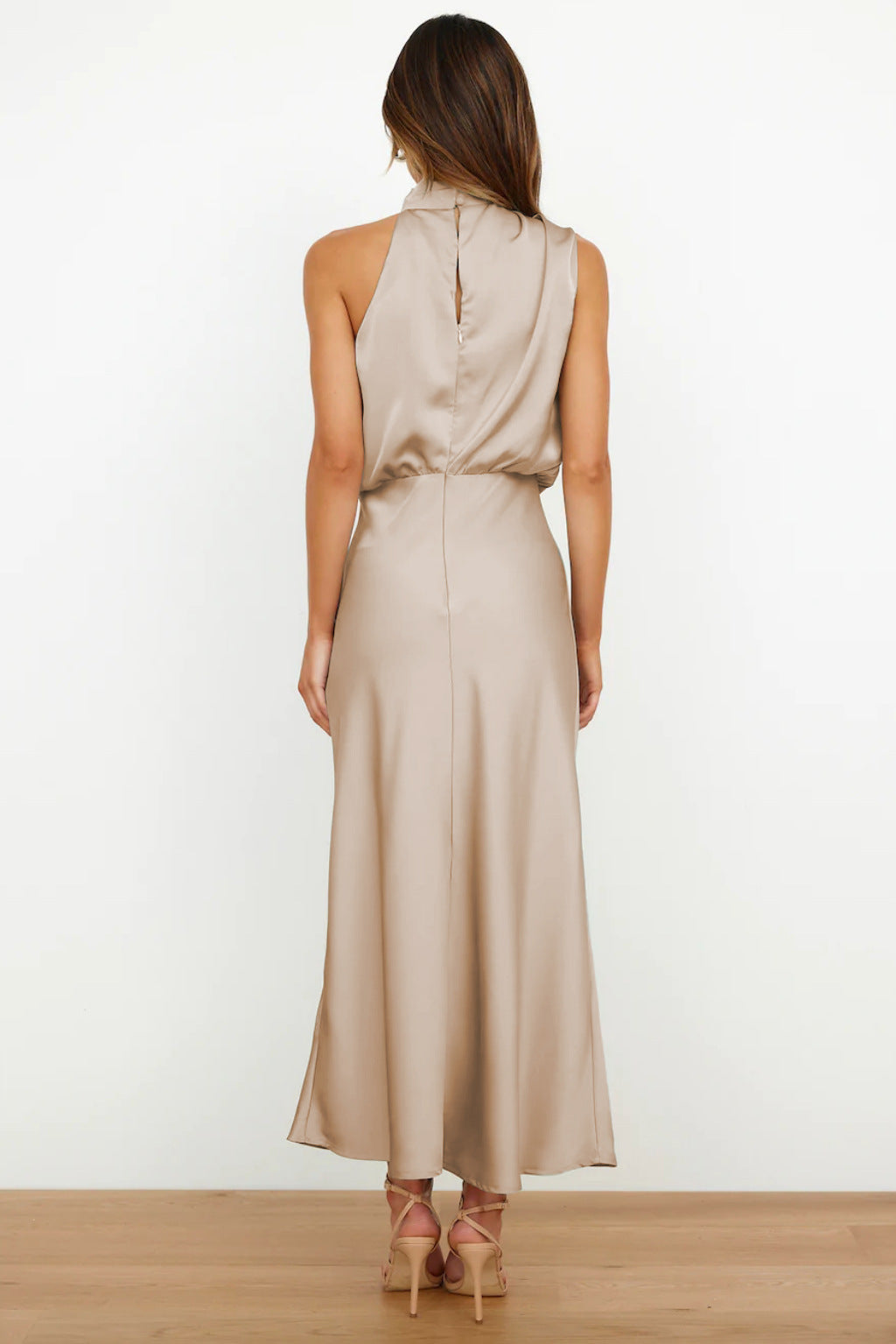Fiamma Abito Donna con Collo Alto in Lunghezza Maxi, foto 8
